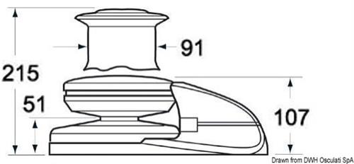 Barbotin 12 mm per Lewmar V4/5